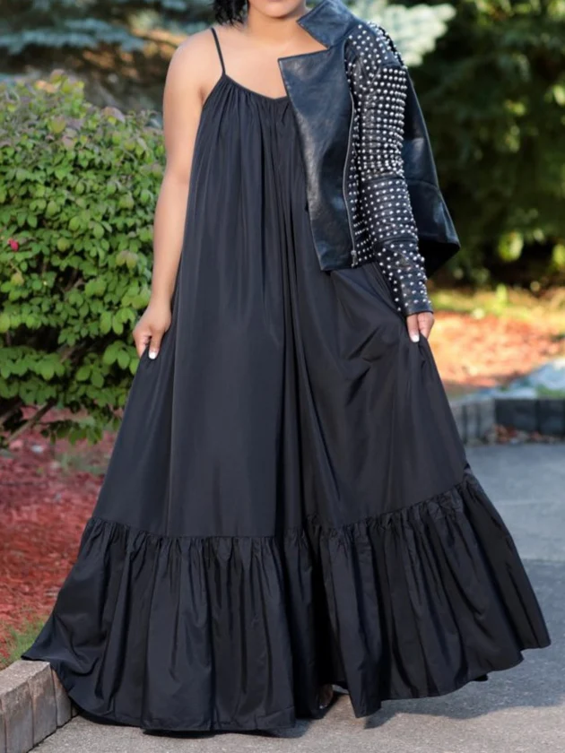 Sleeveless Halter Maxi Dress - Image 7