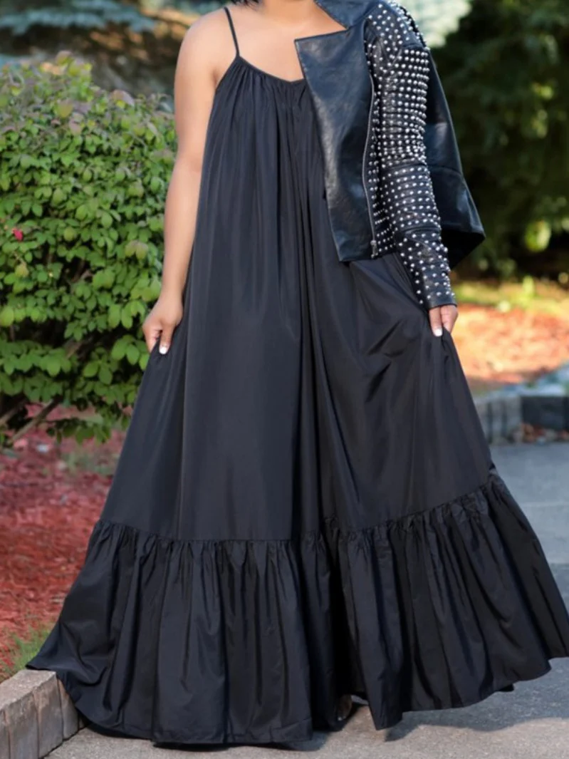 Sleeveless Halter Maxi Dress - Image 8