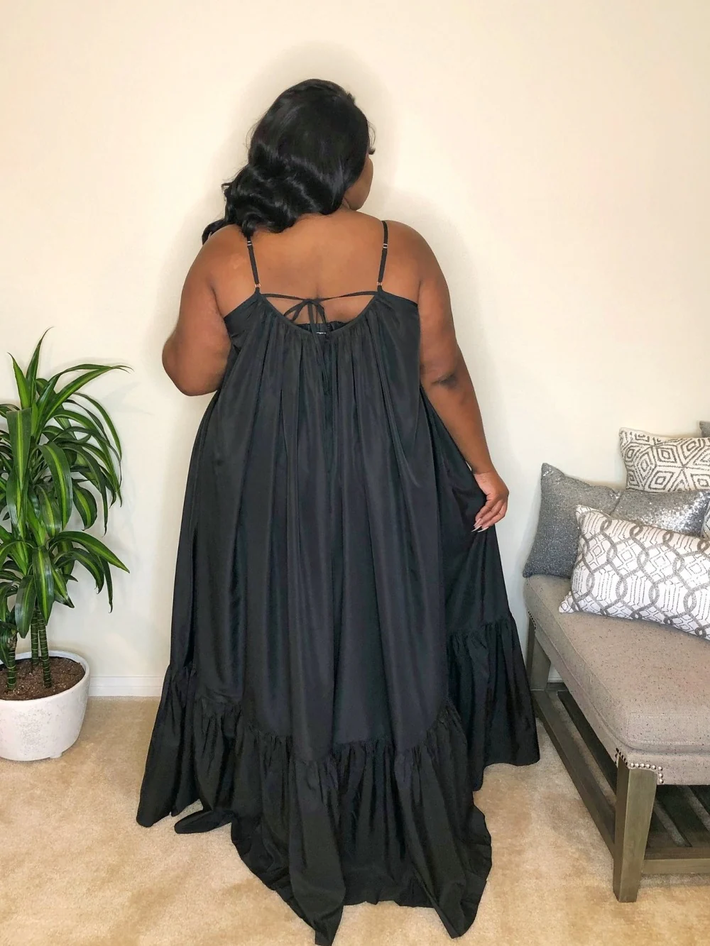 Sleeveless Halter Maxi Dress - Image 9