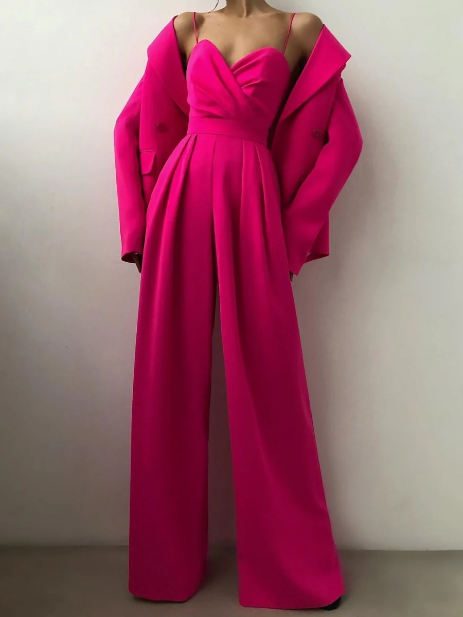 Camisoles Waist Straight-fit Jumpsuits - Image 10