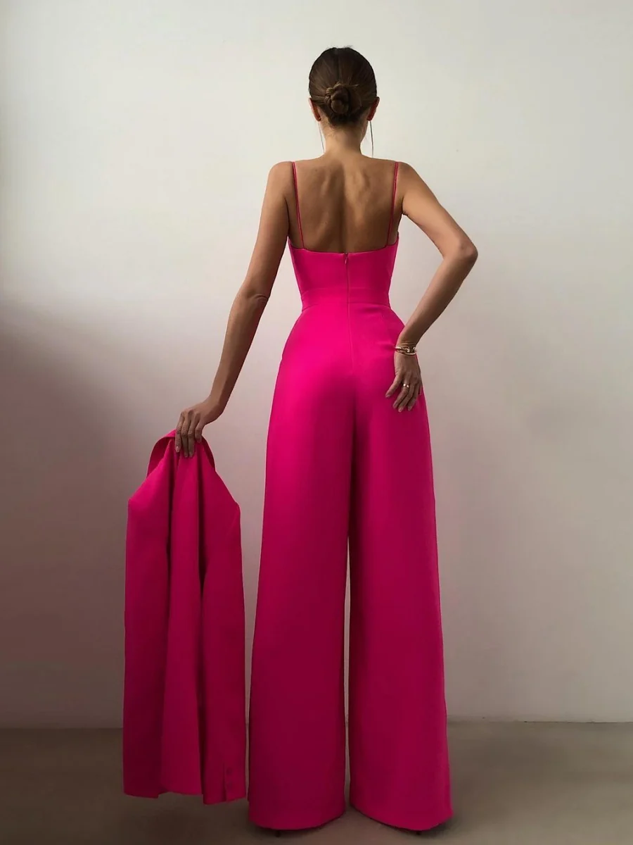 Camisoles Waist Straight-fit Jumpsuits - Image 12
