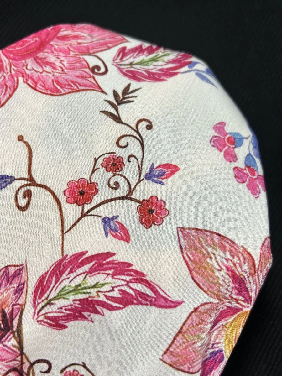 Floral Print V-Neck Long Sleeve Shirt - Image 7