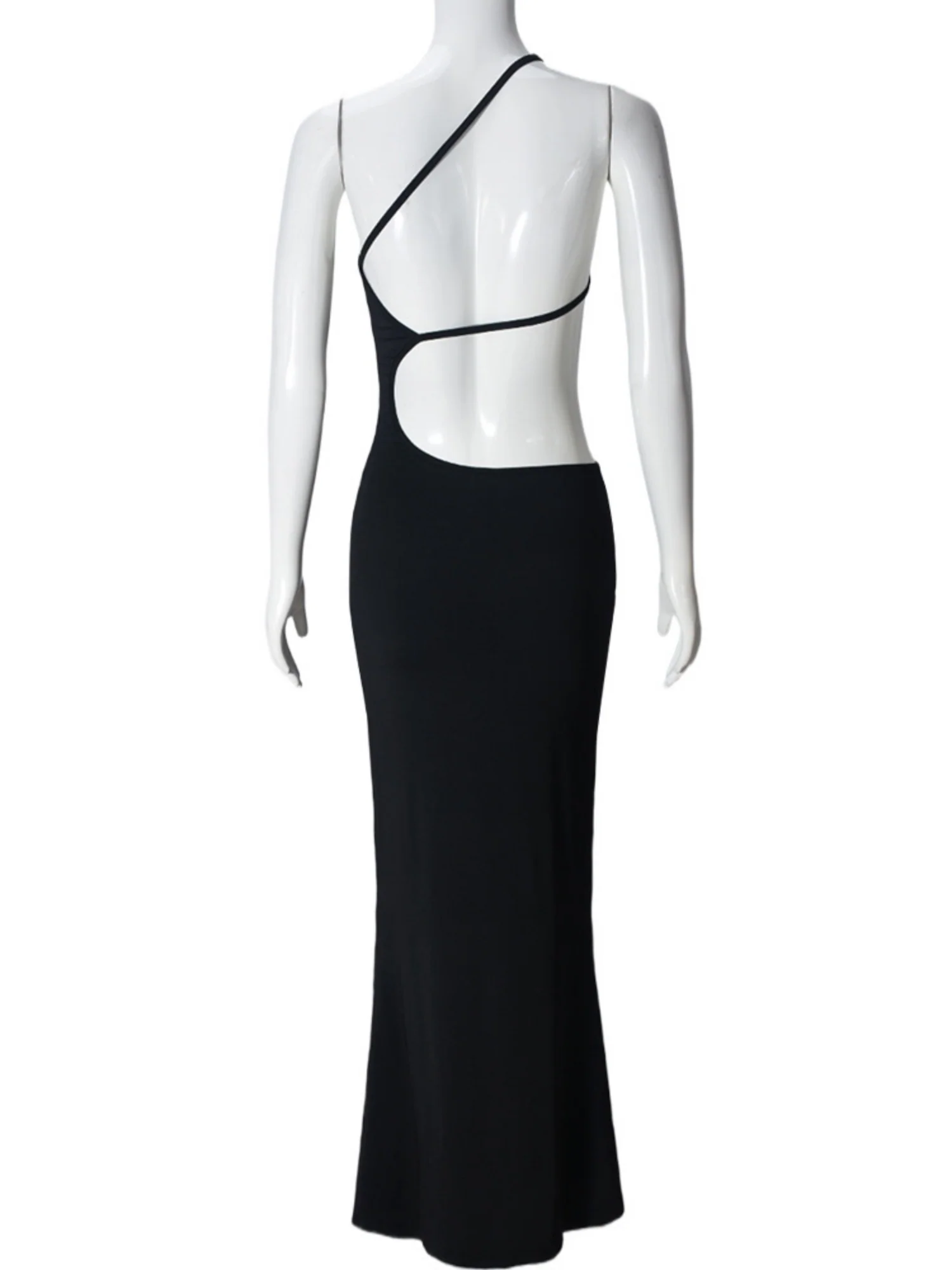 Hollow Out Showing Off Waist And Back Camisoles Maxi Dresses - Image 5