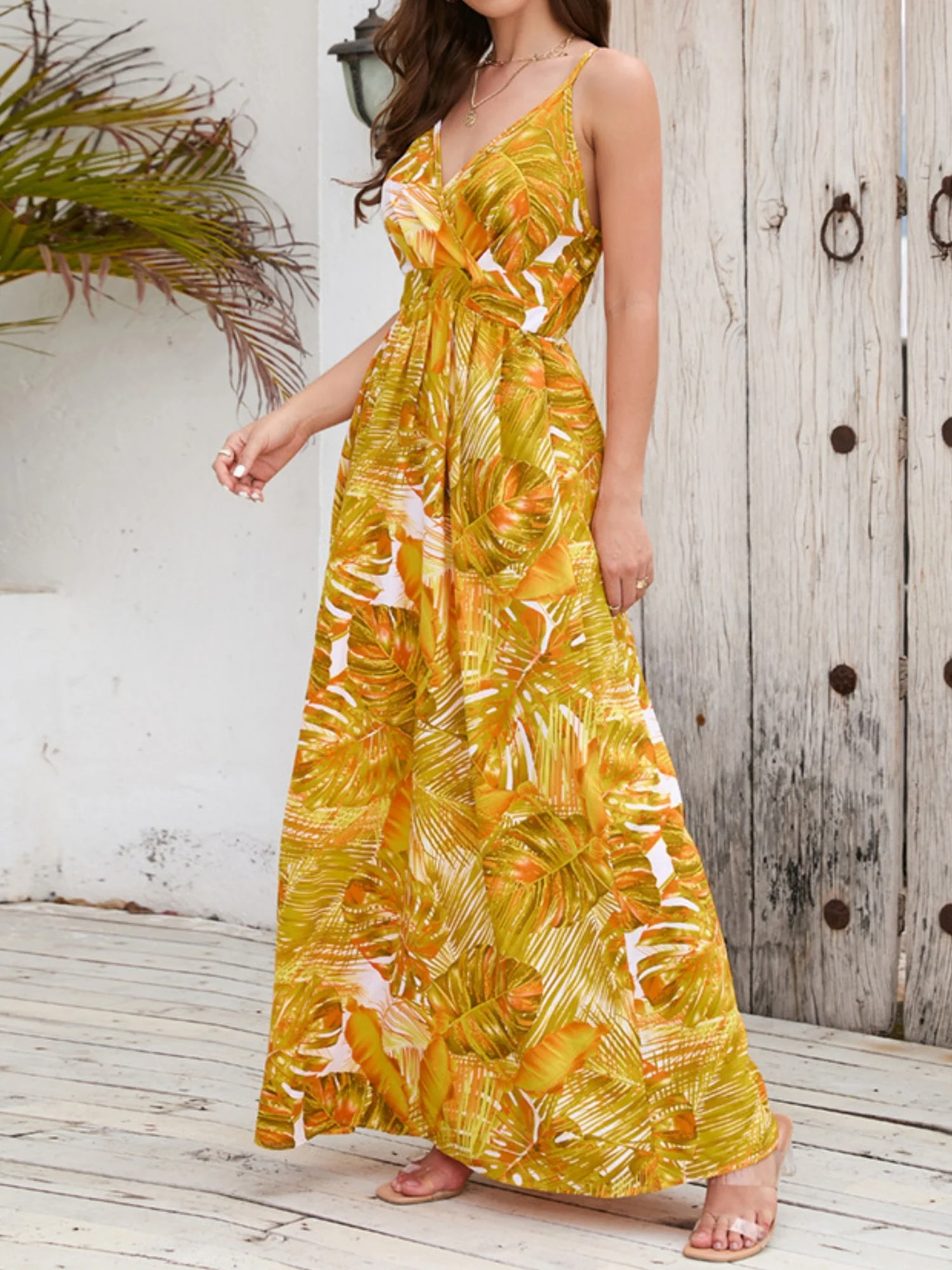Floral Print Bohemia Camisoles Maxi Dresses - Image 8