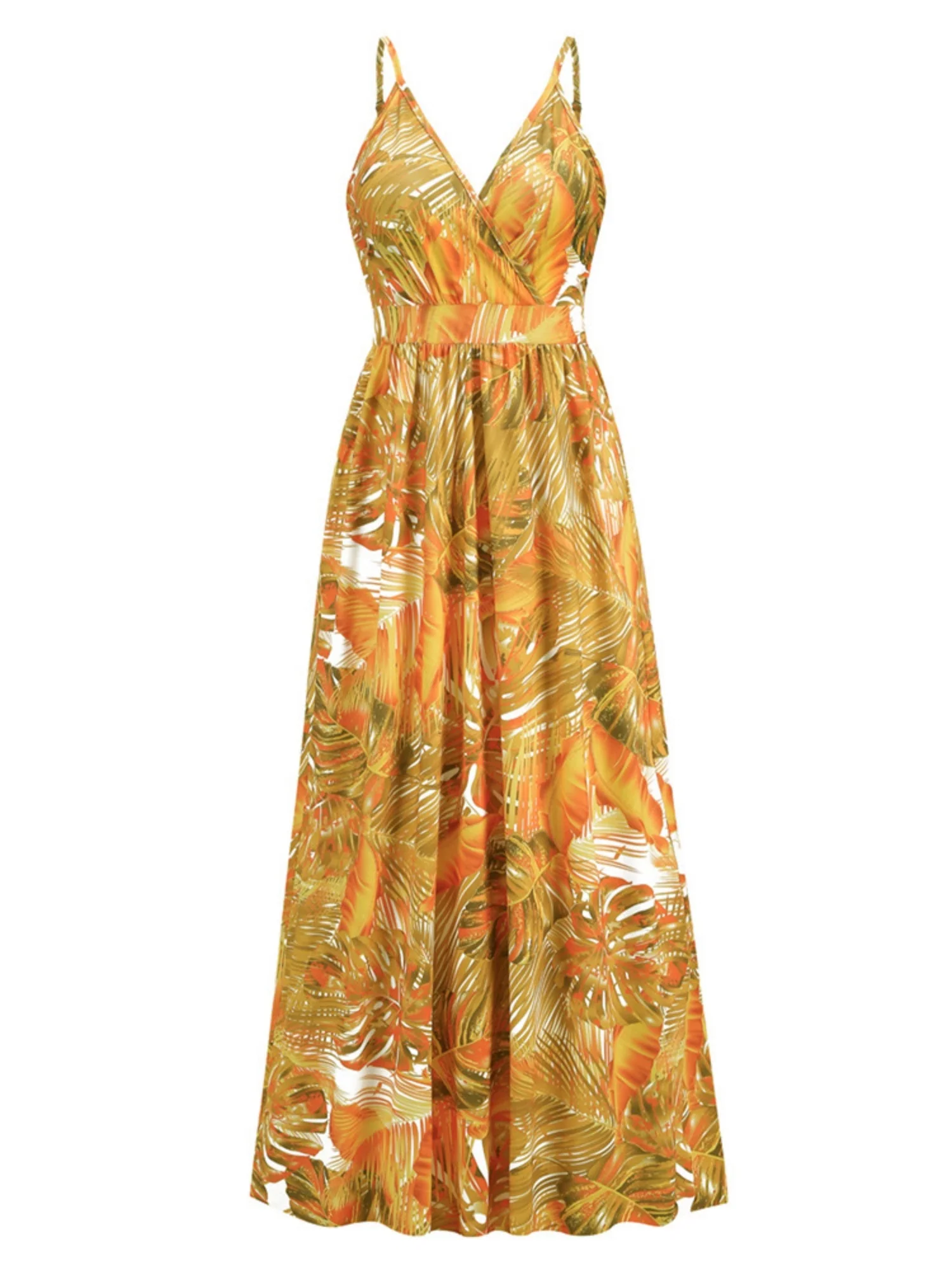Floral Print Bohemia Camisoles Maxi Dresses - Image 9