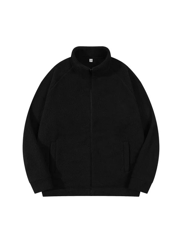 Fleece Plush Thickening Stand Collar Jackets - Image 2