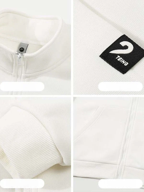 Thickening Fleece Keep Warm Stand Collar Zipper Jackets - Image 3