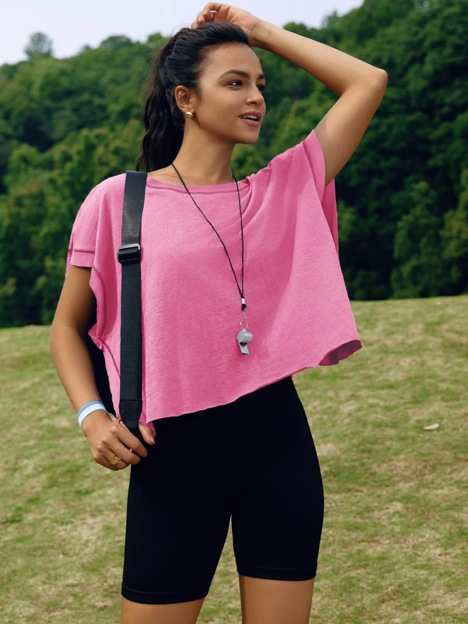 Backless Yoga Relaxed And Casual T-shirts - Image 2