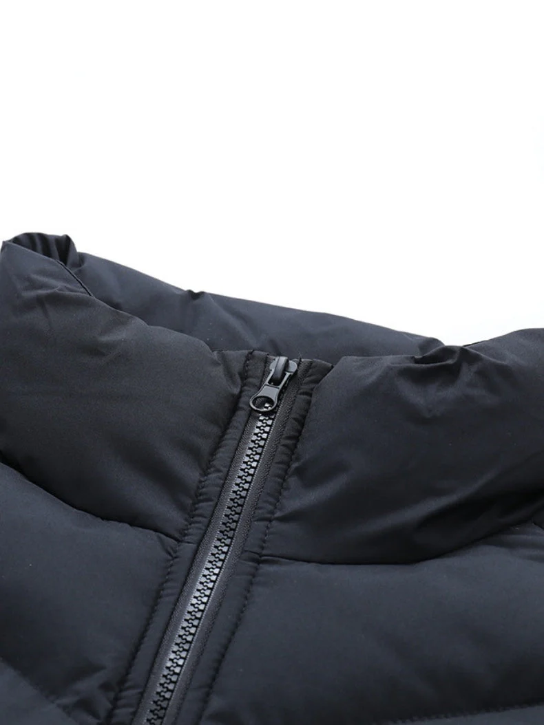 Solid Thermal Insulated Winter Puffer Jacket - Image 2