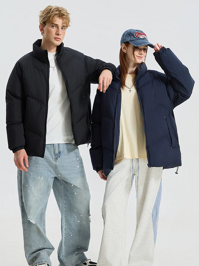 Solid Thermal Insulated Winter Puffer Jacket - Image 8