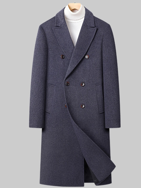 Double-breasted Long Coat - Image 2