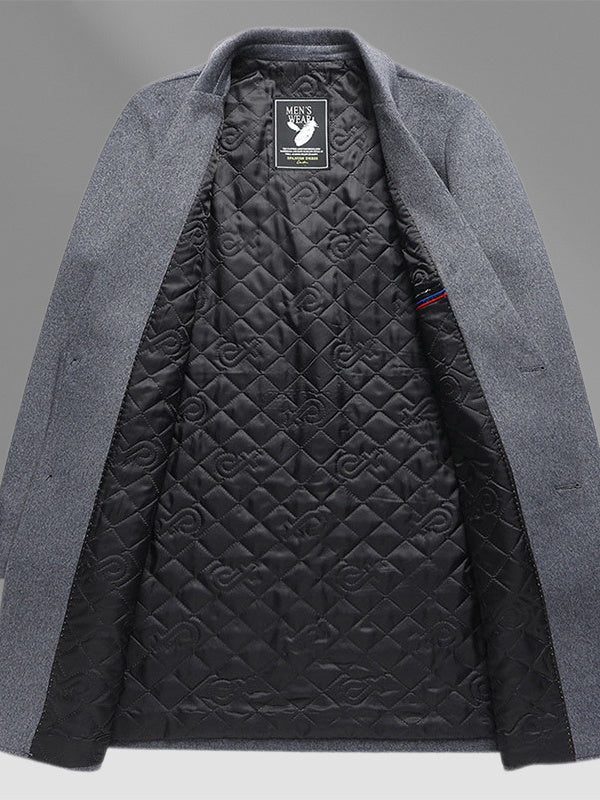 Mid-length Woolen Cloth Cotton Thickening Coats - Image 5