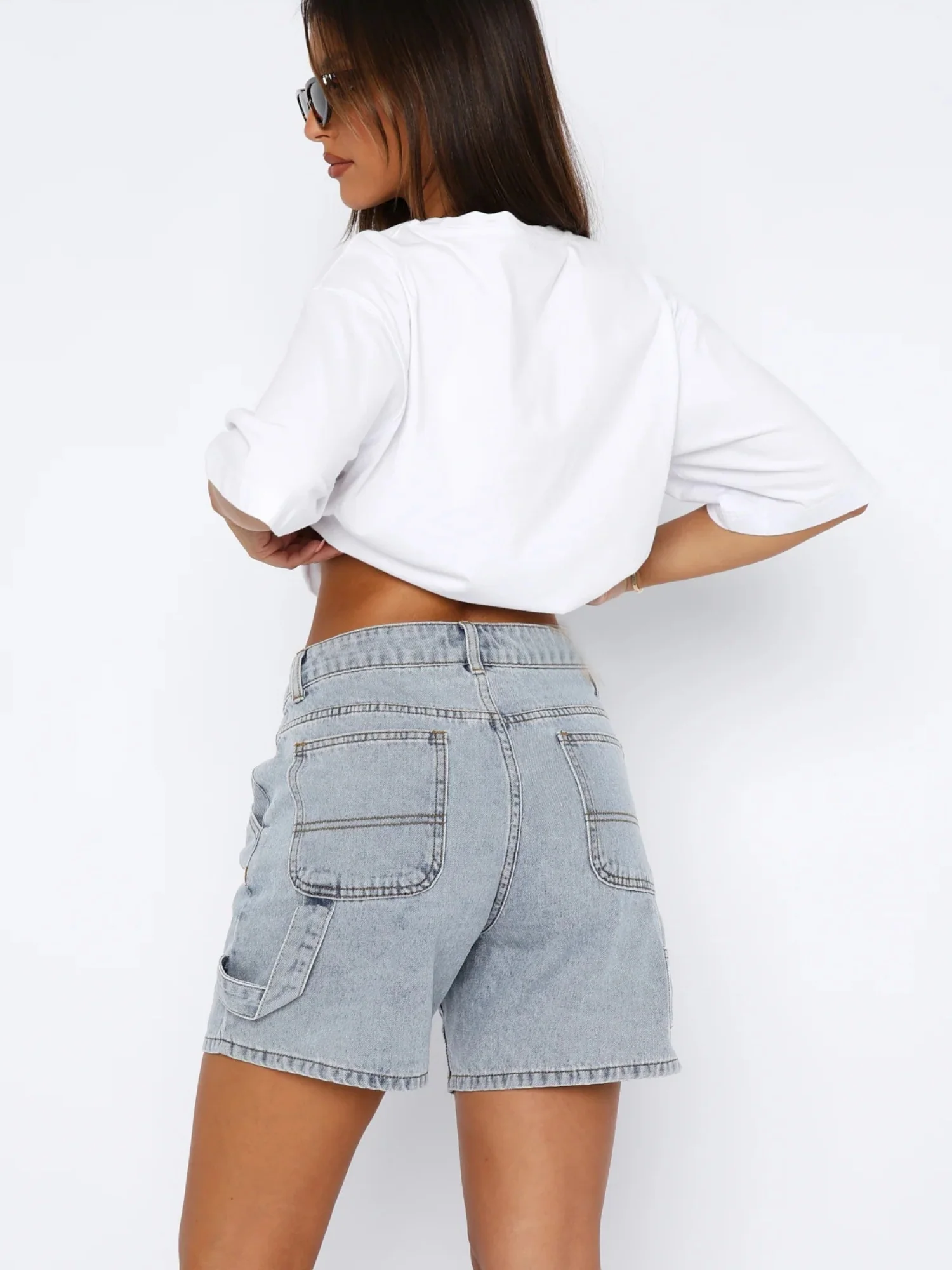 Pocket Washed Straight-fit Jeans - Image 3