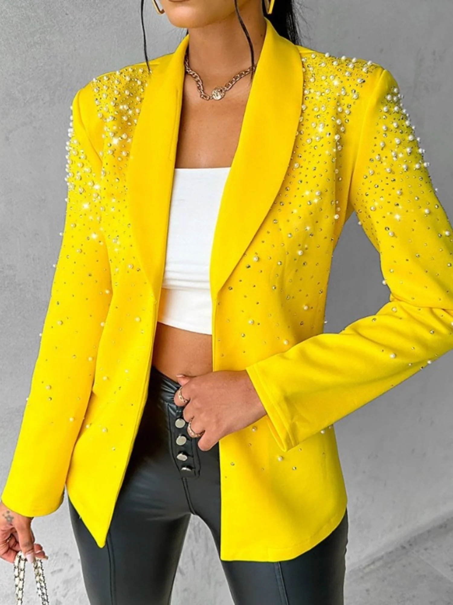 Diamond Pearl Sequins Grace Blazers - Image 4