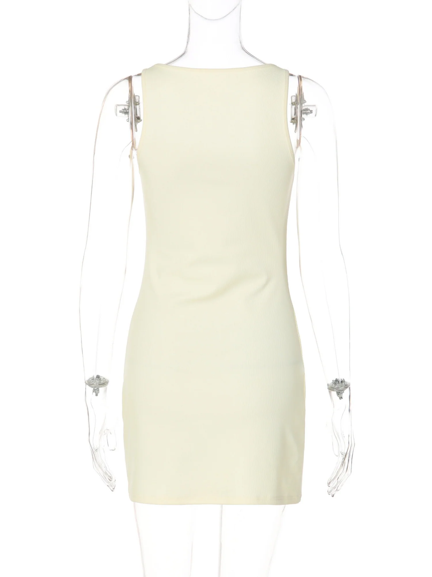 Slim Fit Hip Body Camisoles Mini&Short Dresses - Image 5