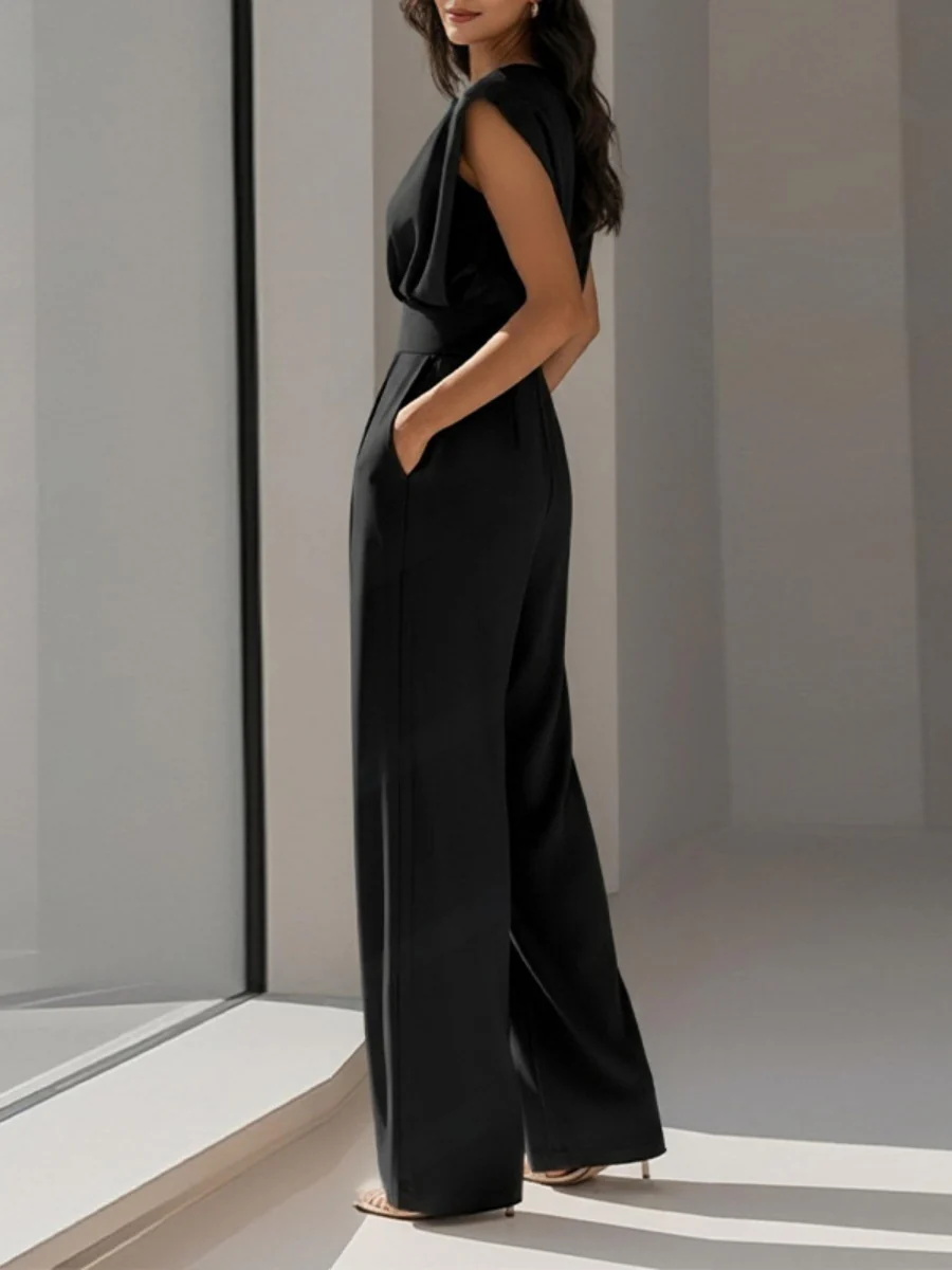 Sleeveless Waist Temperament Commuting Jumpsuits - Image 7
