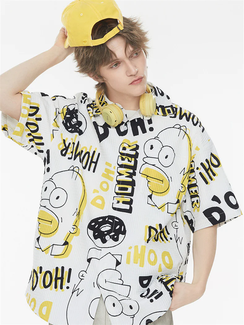 Bubble Texture Loose Collar Sun Protection Shirt - Image 6