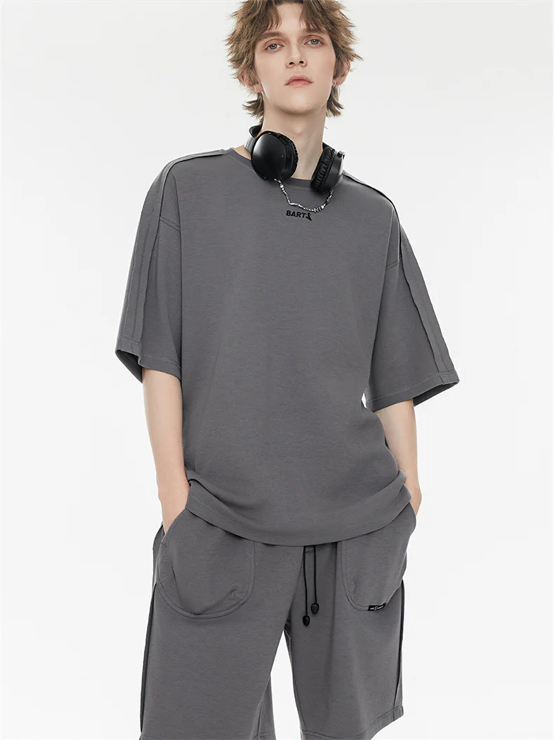 Solid Color, Relaxed Style, Two-piece Set For Home And Outings - Image 11