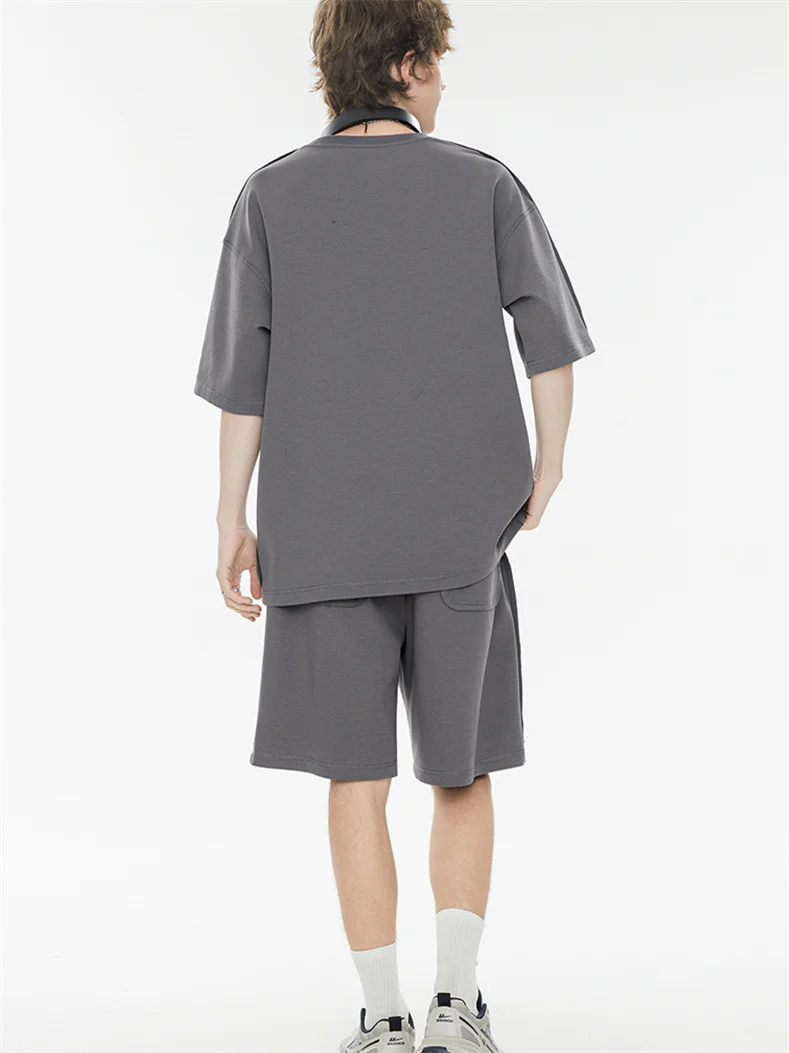 Solid Color, Relaxed Style, Two-piece Set For Home And Outings - Image 13
