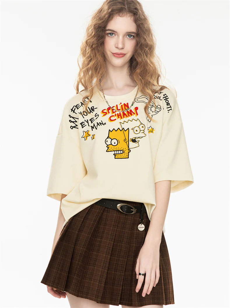 American Retro Relaxed Oversized Top With Dropped Shoulders - Image 11