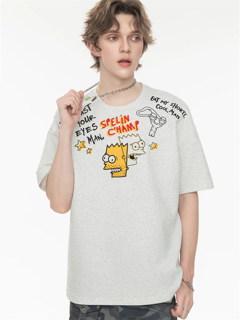 American Retro Relaxed Oversized Top With Dropped Shoulders - Image 4