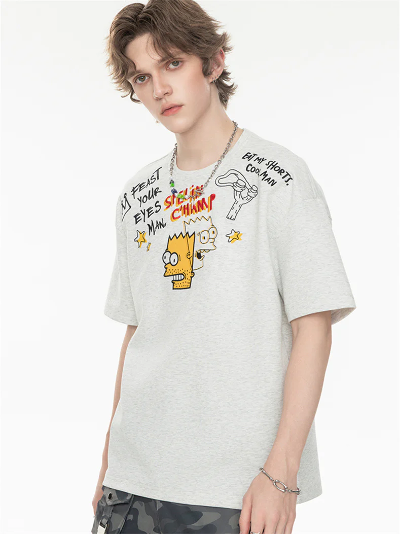 American Retro Relaxed Oversized Top With Dropped Shoulders - Image 5