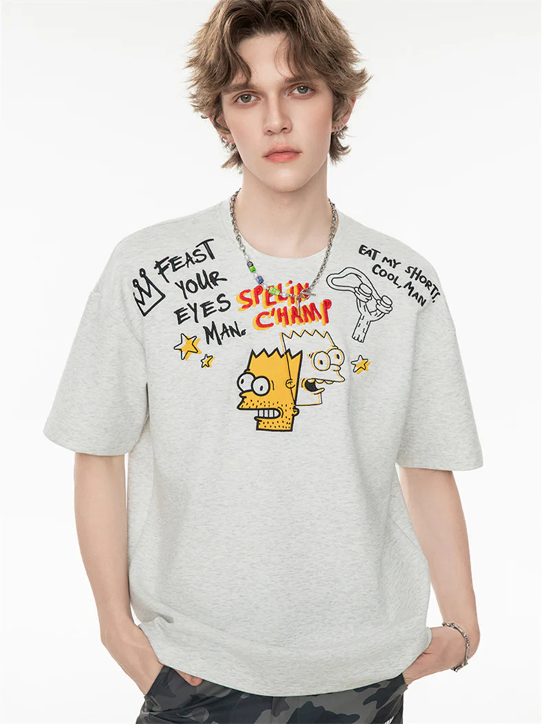 American Retro Relaxed Oversized Top With Dropped Shoulders - Image 6