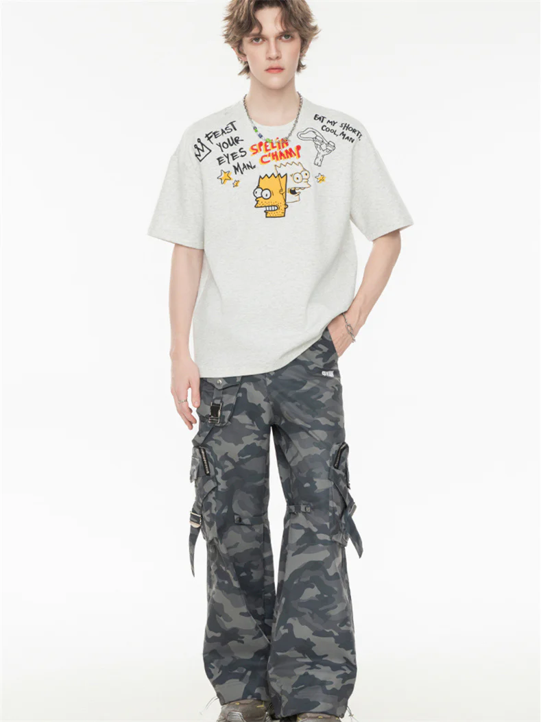 American Retro Relaxed Oversized Top With Dropped Shoulders - Image 7