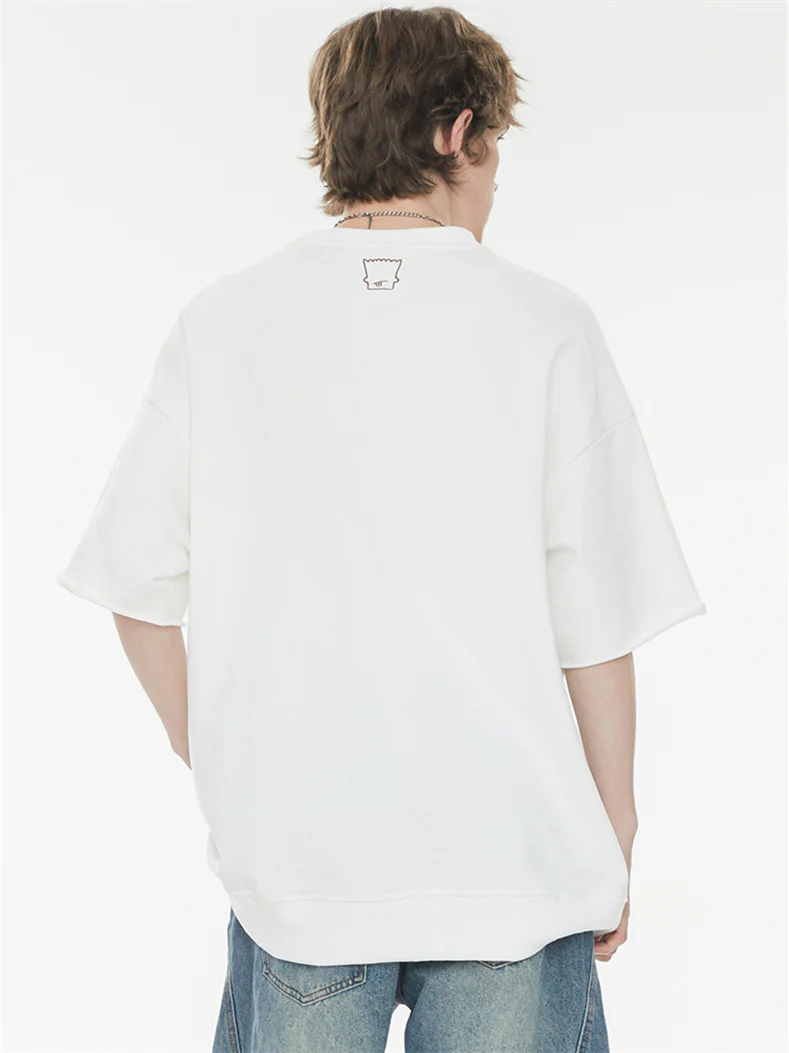Simpson American Preppy Style Oversized T-shirt - Image 6