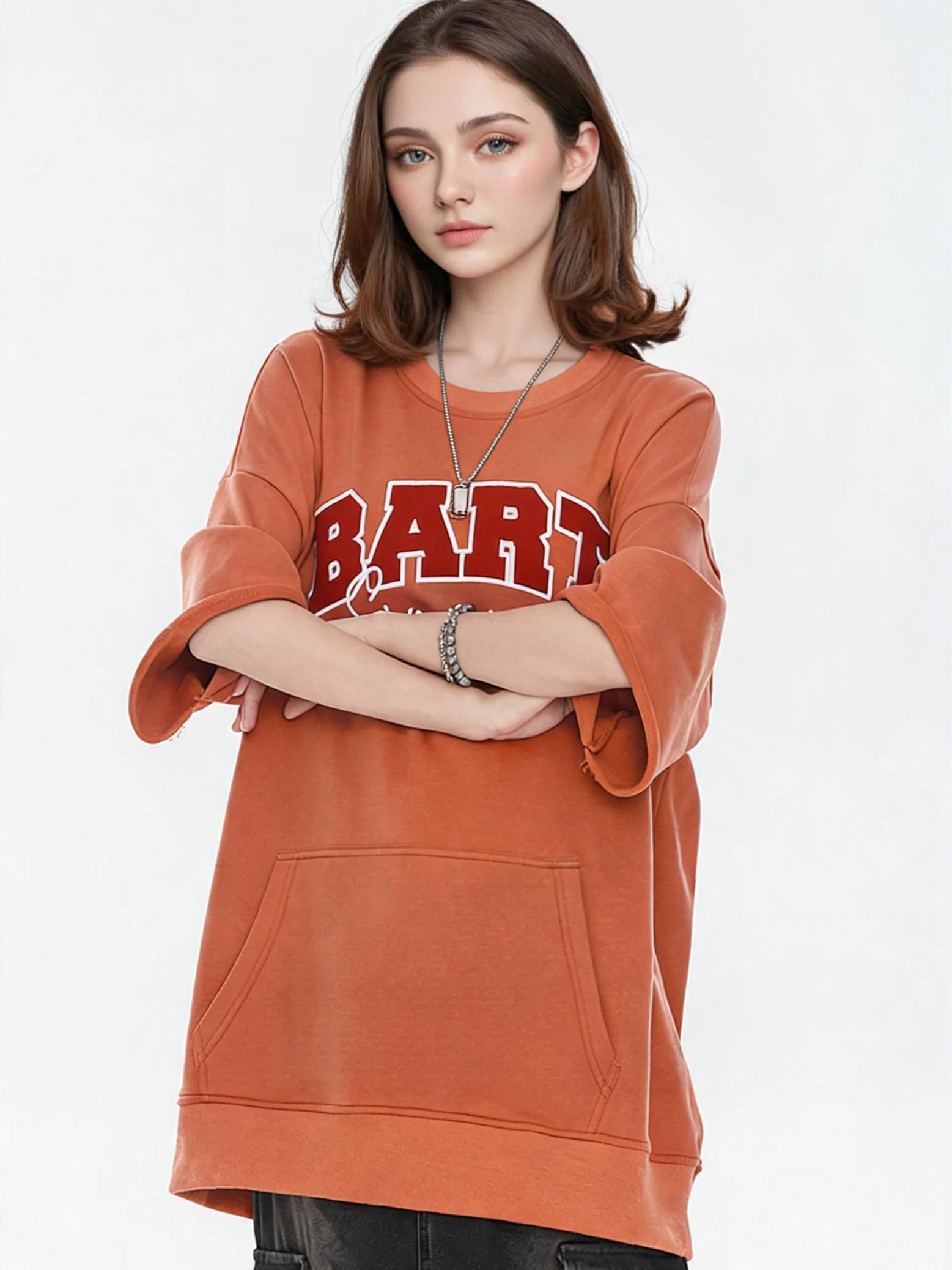 Simpson American Preppy Style Oversized T-shirt - Image 8