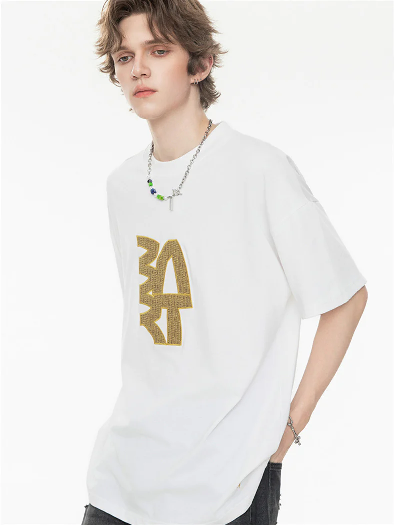 High Street Loose-fitting T-shirt With Large Symbol Print - Image 3