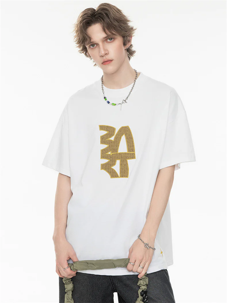 High Street Loose-fitting T-shirt With Large Symbol Print - Image 5