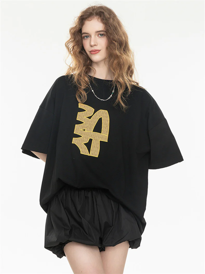 High Street Loose-fitting T-shirt With Large Symbol Print - Image 8