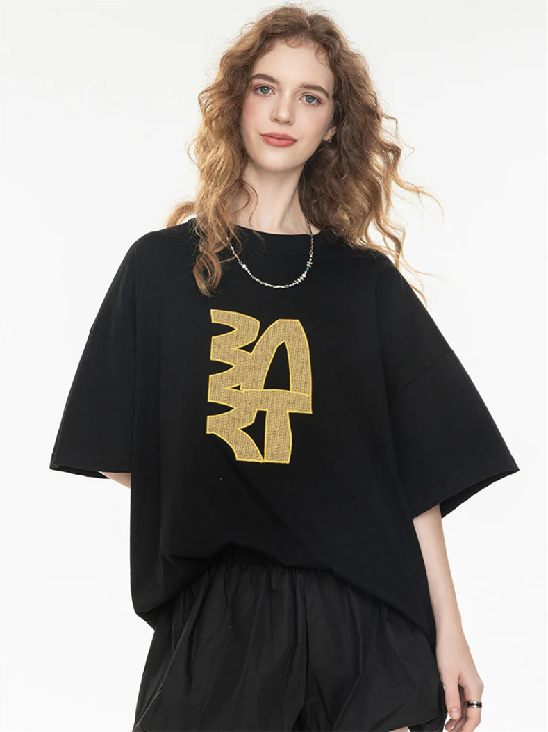 High Street Loose-fitting T-shirt With Large Symbol Print - Image 9