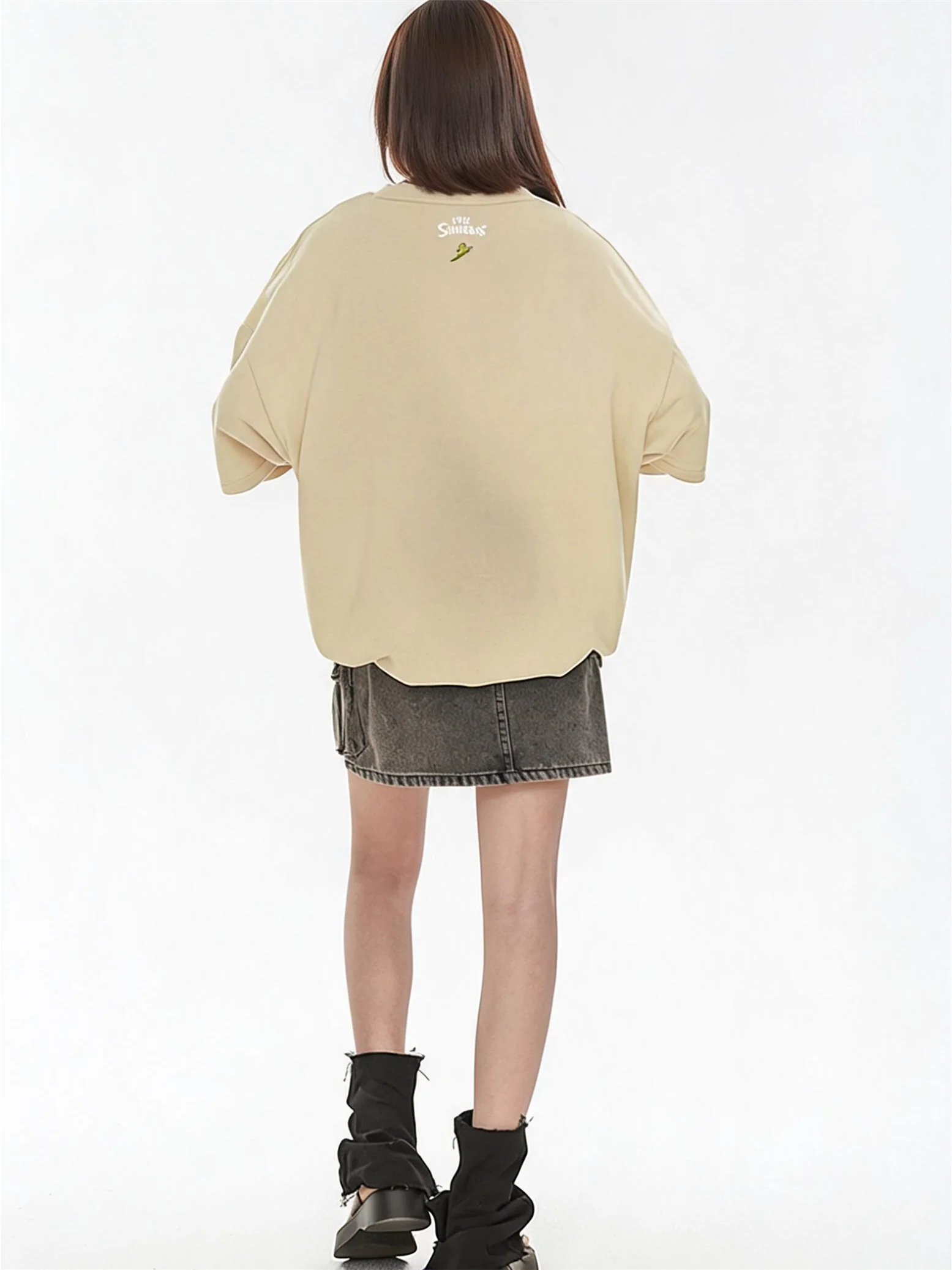 Fresh And Gentle Style Oversized Casual T-shirt - Image 13