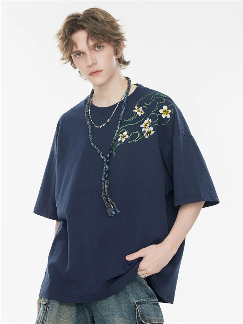 Fresh And Gentle Style Oversized Casual T-shirt - Image 14