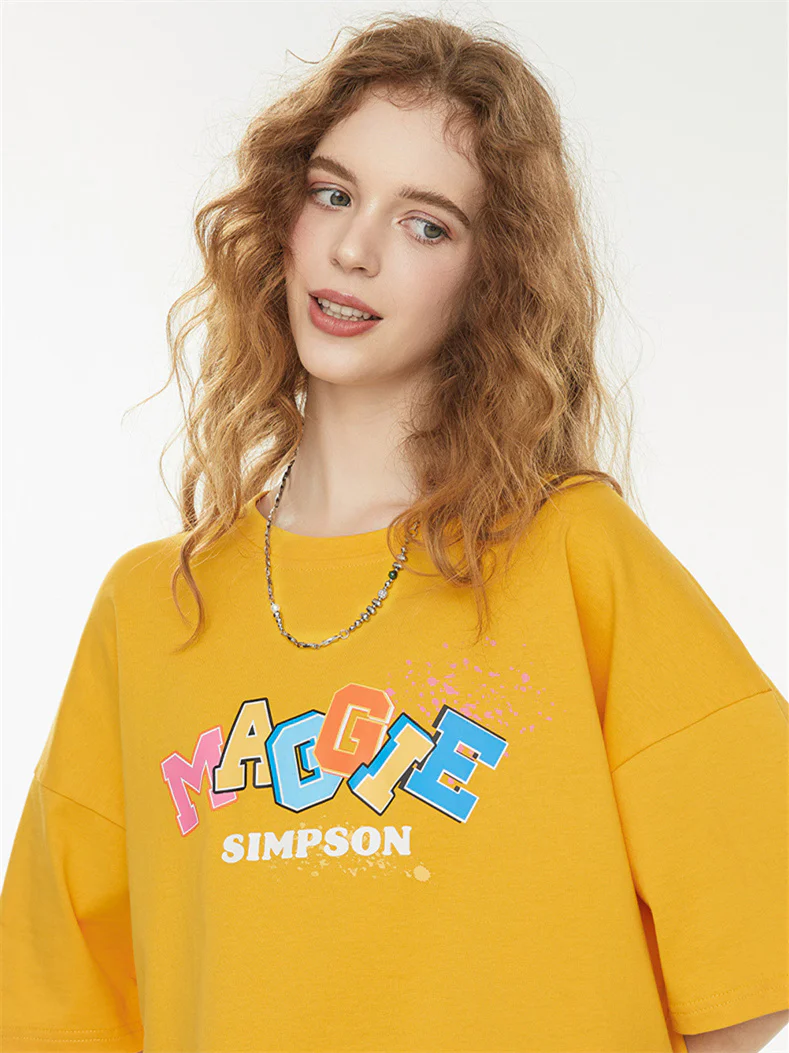 Playful 3D Bubble Print Drop Shoulder Short Sleeve - Image 7