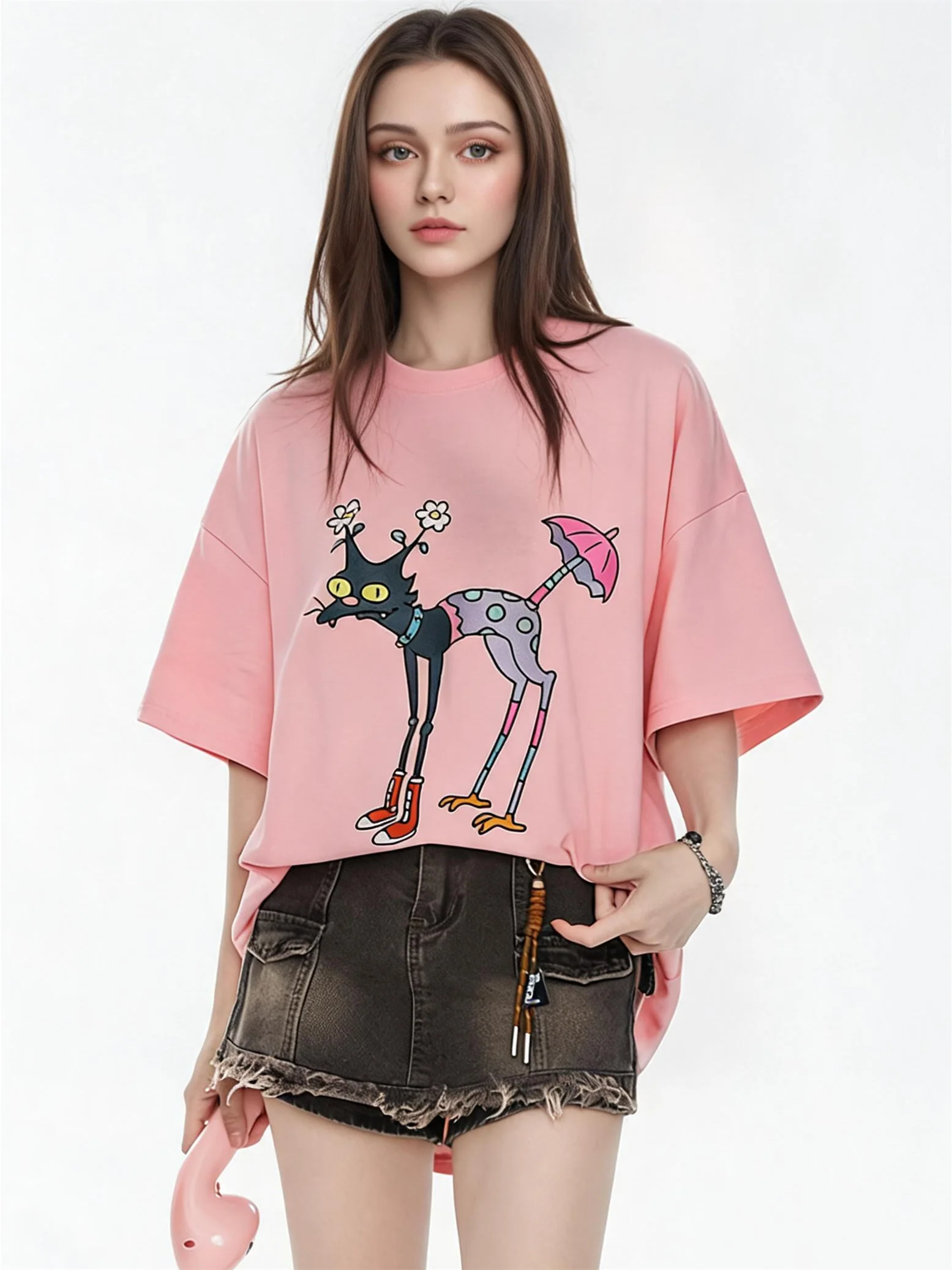 Quirky And Fun Floral Umbrella Top - Image 6