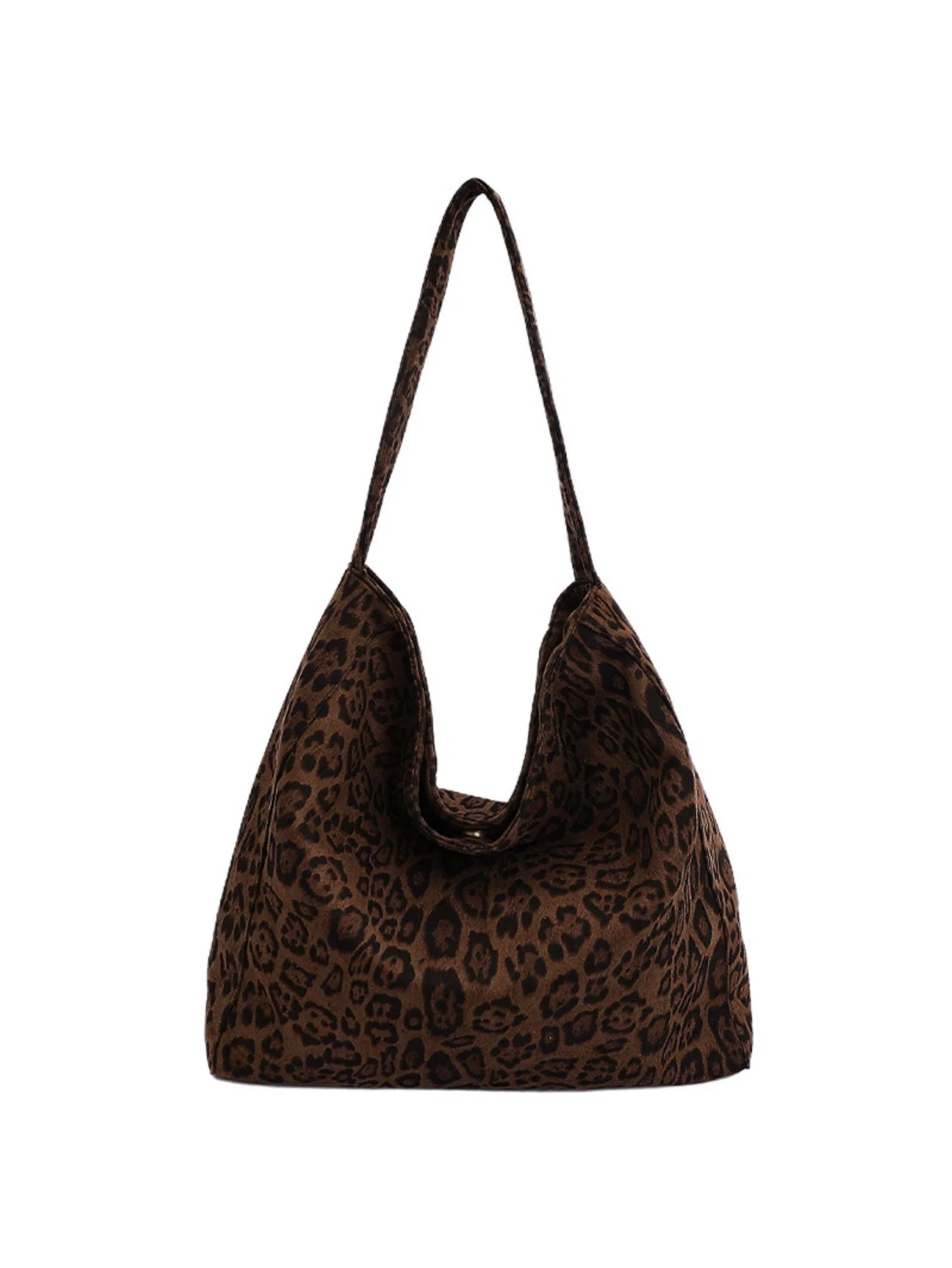 Leopard Print Large Capacity Shoulder Bag - Image 5