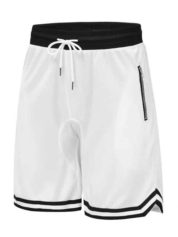 Thin Mesh Loose-fit Breathable Five Points Shorts - Image 2