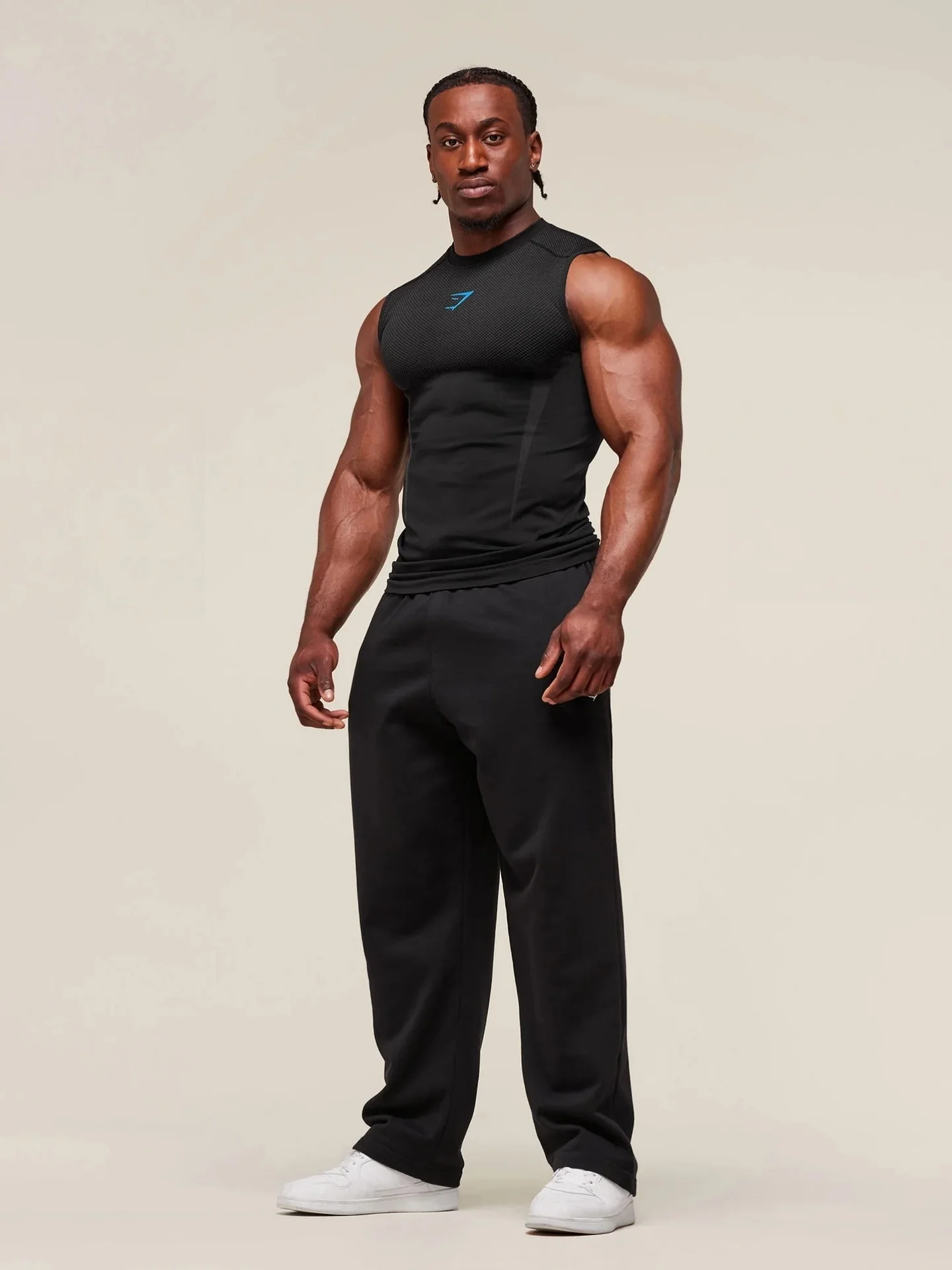 GYMSHARK Fitness Stretch Breathable Tight Tank Tops - Image 11