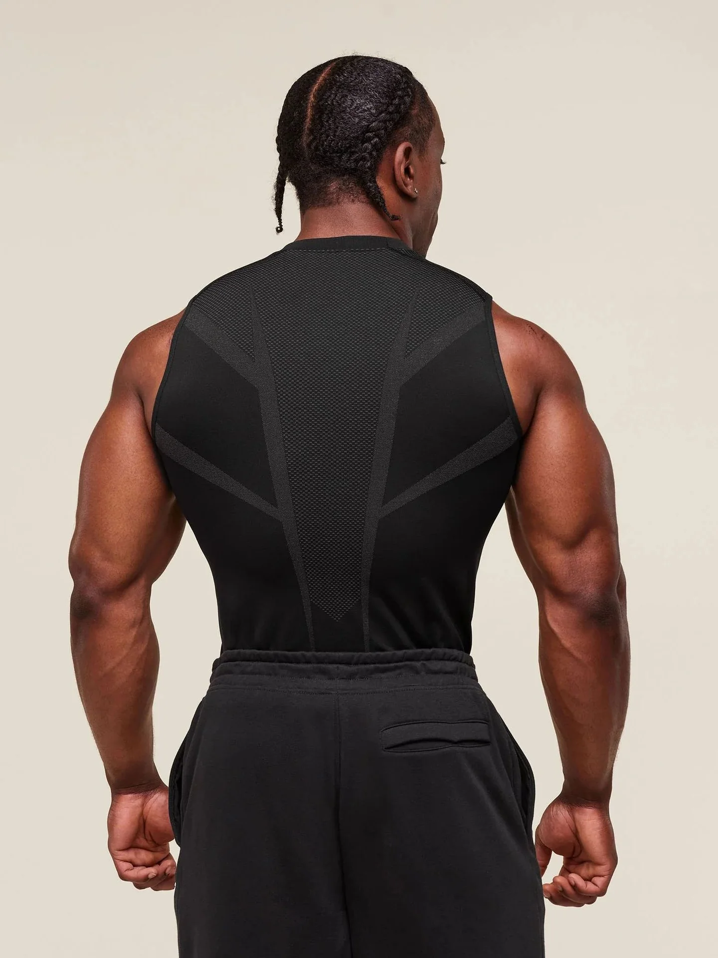 GYMSHARK Fitness Stretch Breathable Tight Tank Tops - Image 12