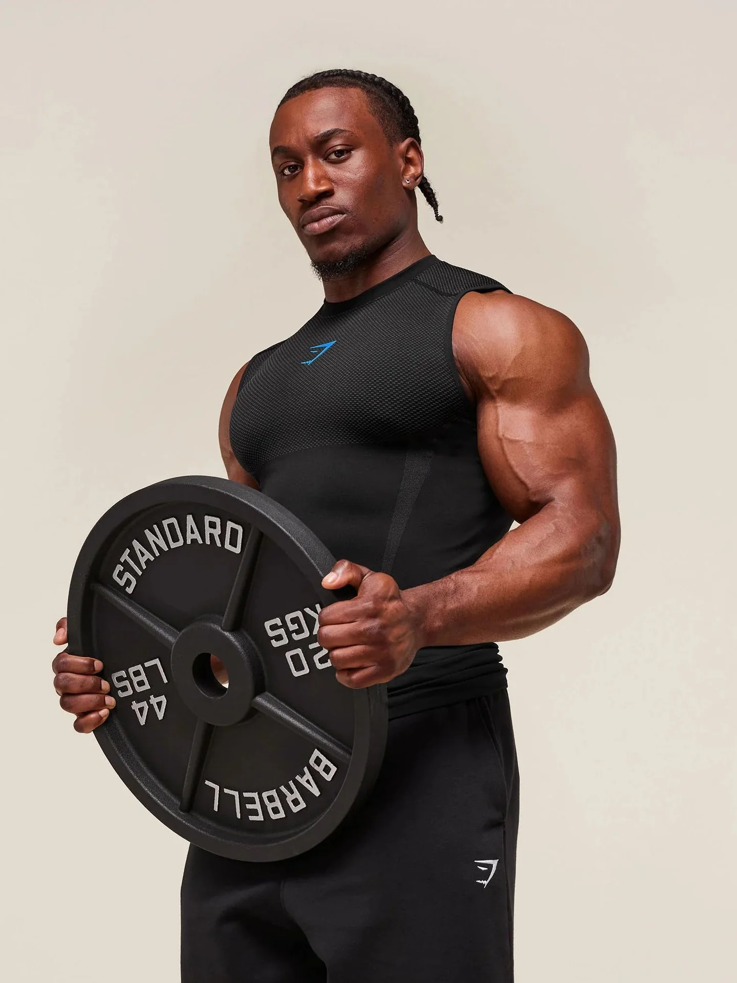 GYMSHARK Fitness Stretch Breathable Tight Tank Tops - Image 14
