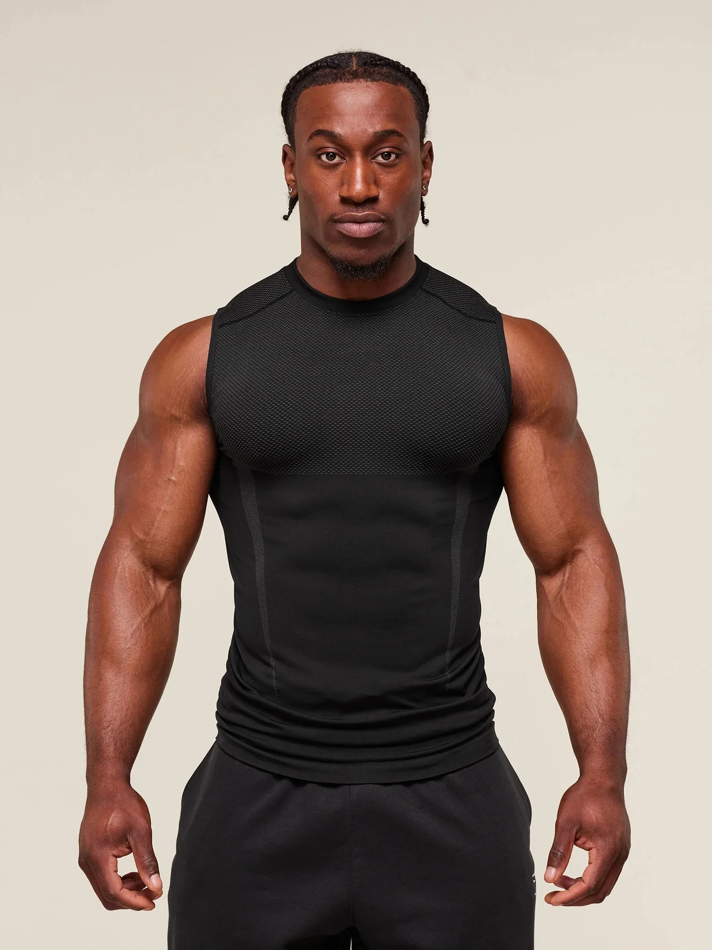 GYMSHARK Fitness Stretch Breathable Tight Tank Tops - Image 2