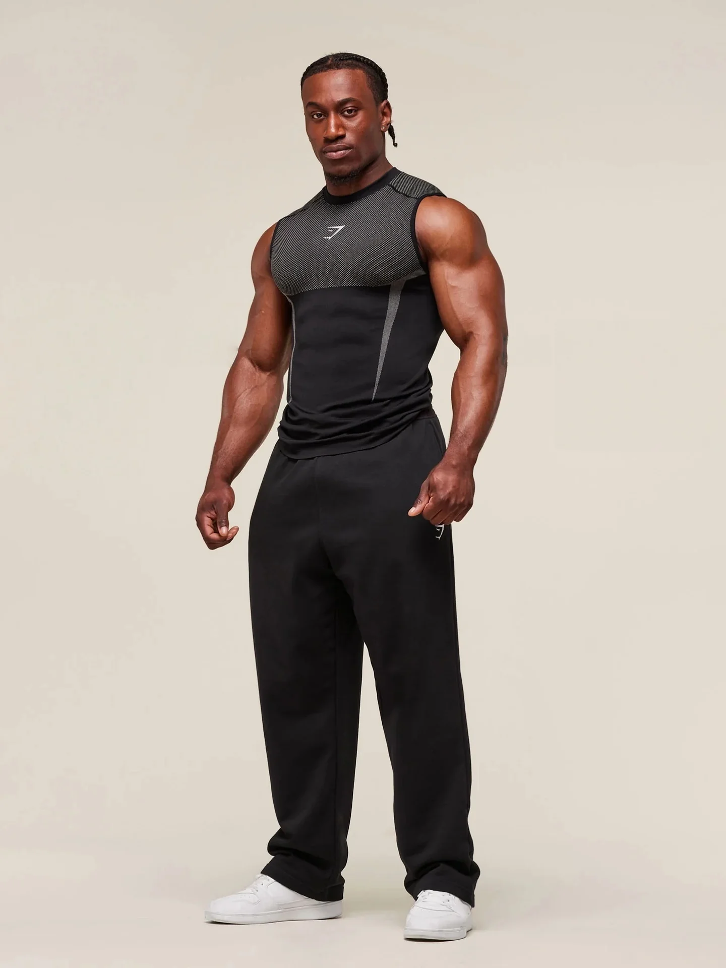 GYMSHARK Fitness Stretch Breathable Tight Tank Tops - Image 3