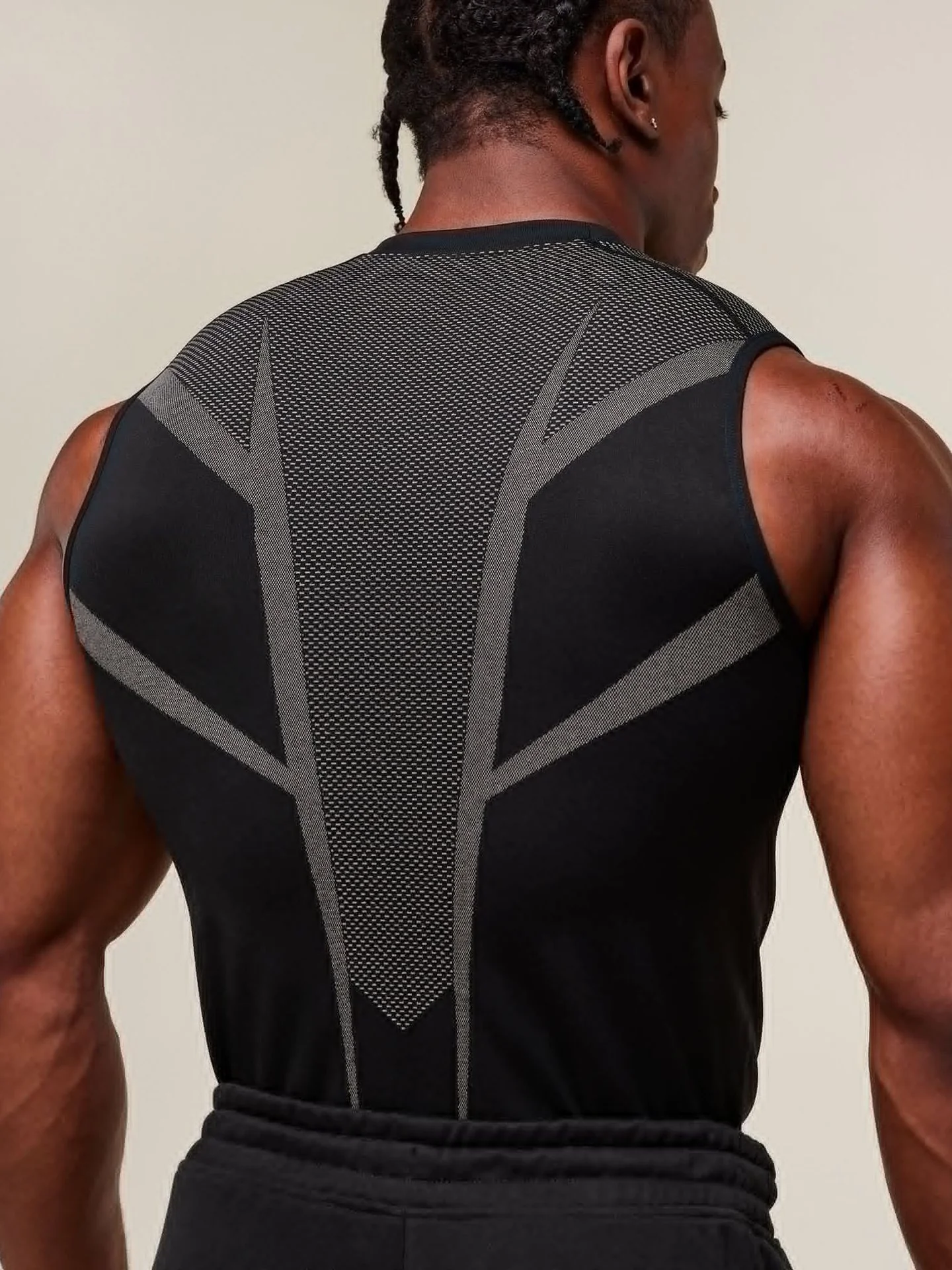 GYMSHARK Fitness Stretch Breathable Tight Tank Tops - Image 4