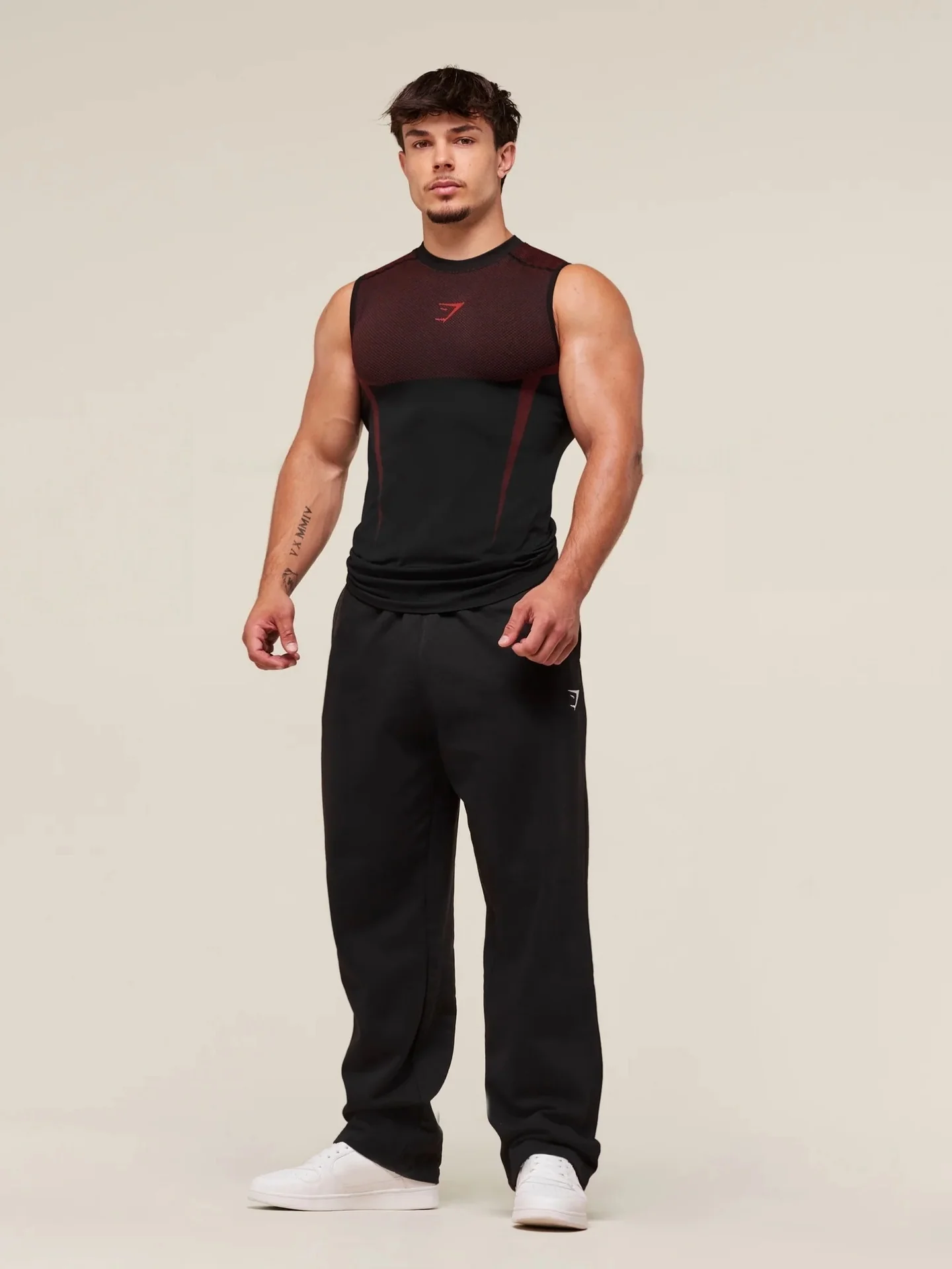 GYMSHARK Fitness Stretch Breathable Tight Tank Tops - Image 7