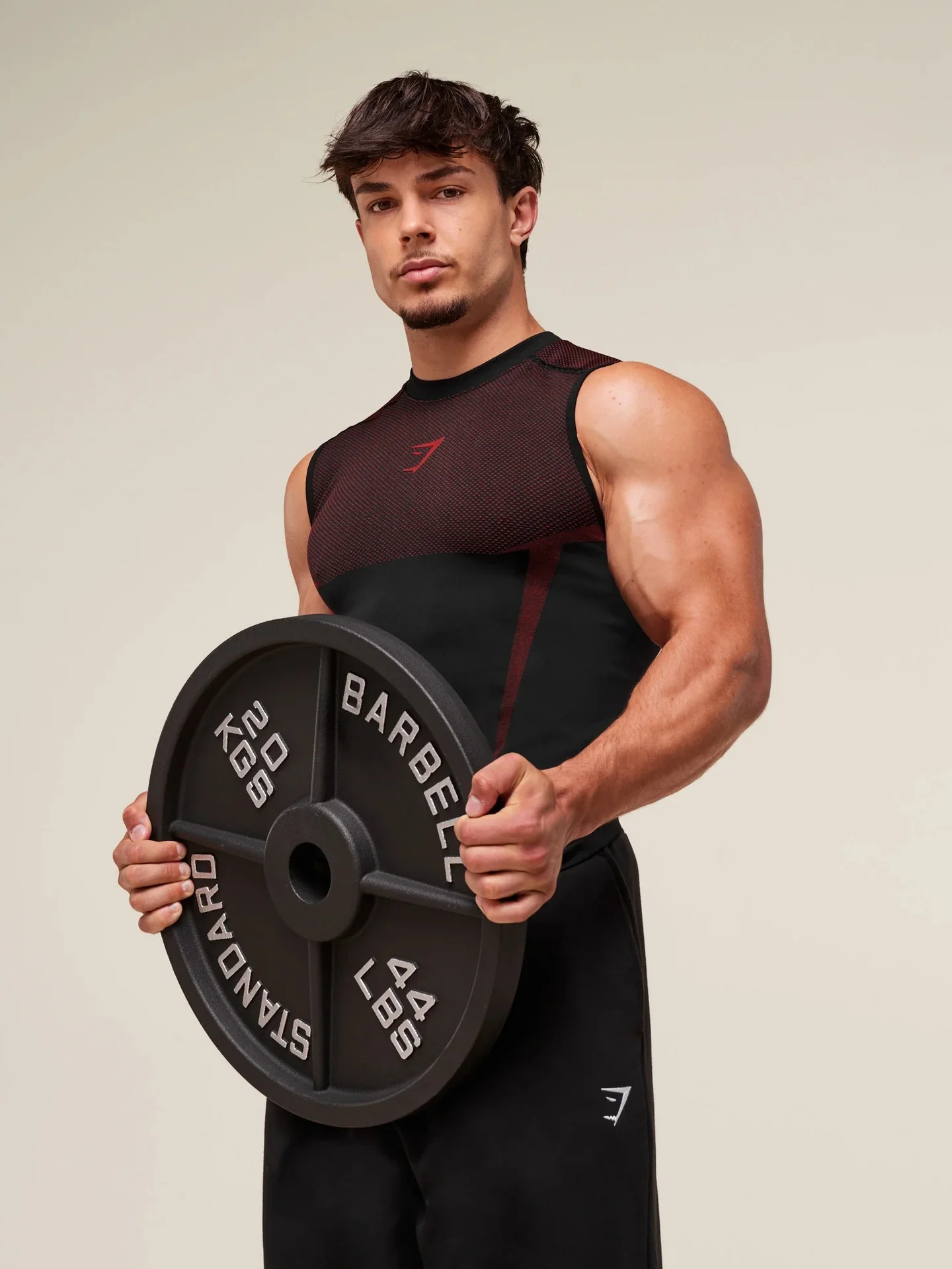 GYMSHARK Fitness Stretch Breathable Tight Tank Tops - Image 8