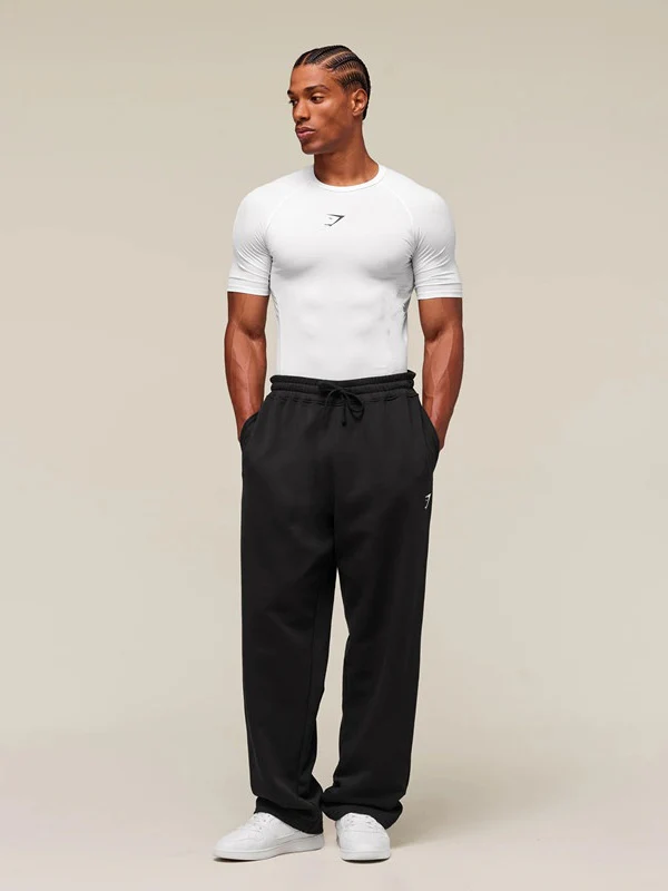 GYMSHARK Sports Fitness Running Printed Tight T-shirts - Image 8