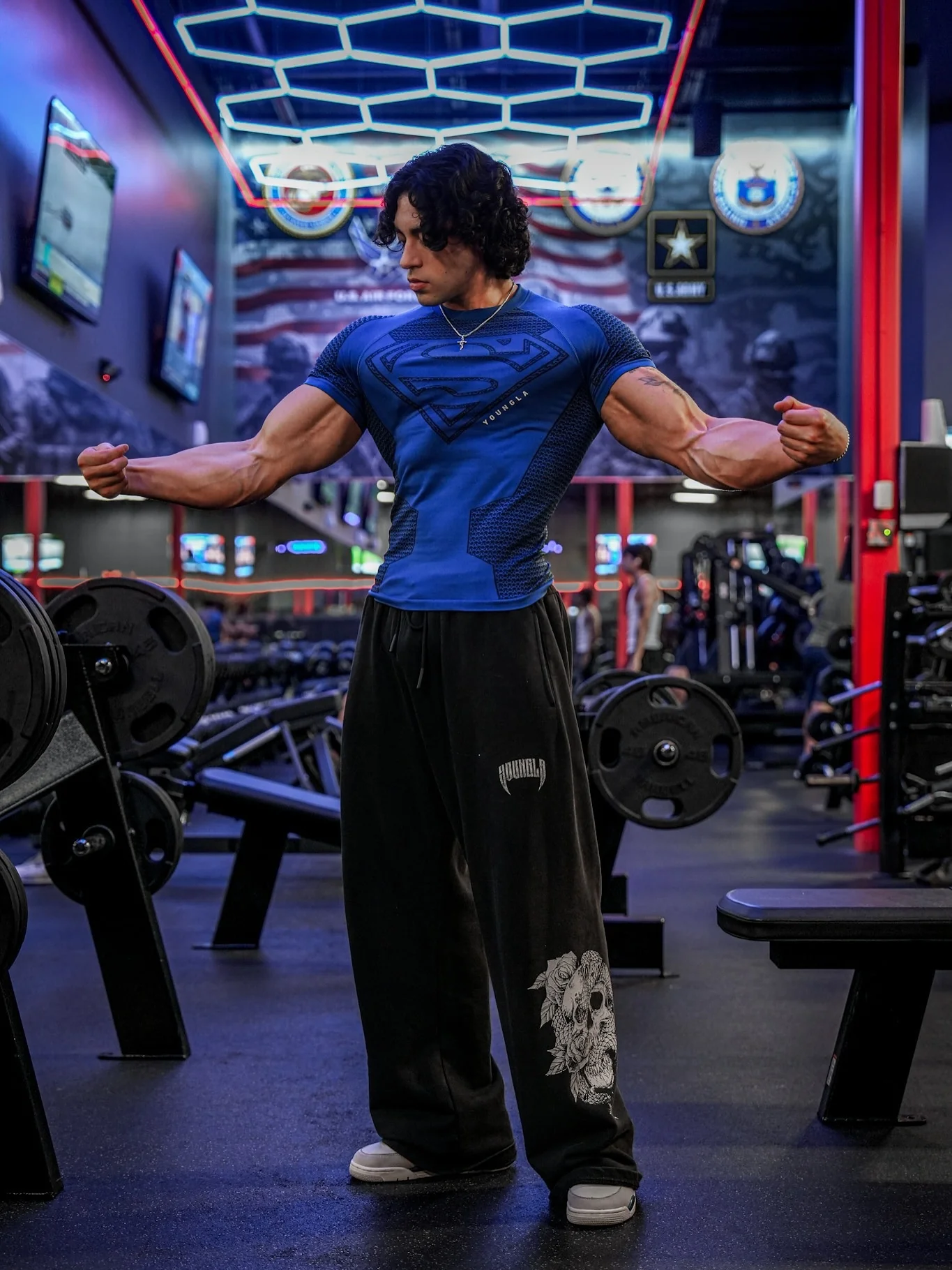 YOUNGAL Fitness Sports Quick-drying Breathable Tight T-shirts - Image 11